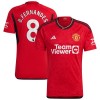 Officiële Voetbalshirt Manchester United B. Fernandes 8 Thuis 2023-24 - Heren